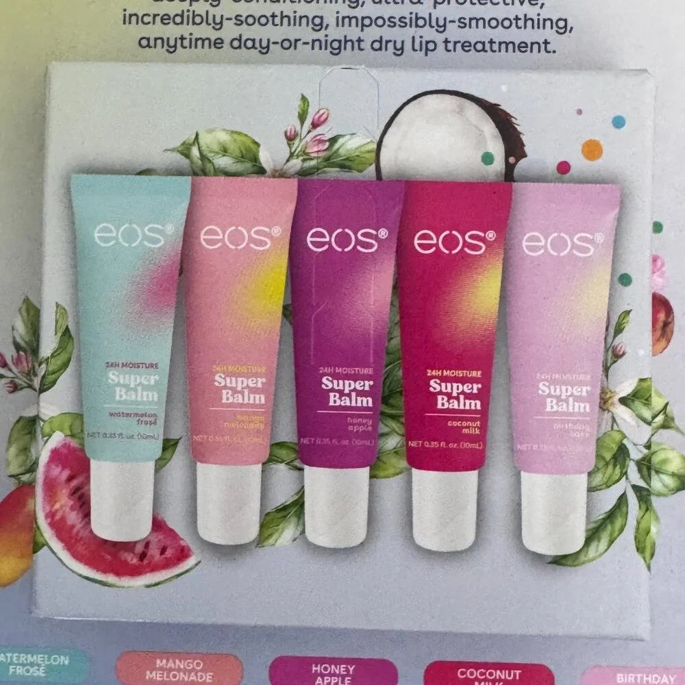 eos Super Balm 24 Hour Moisture 5-pack